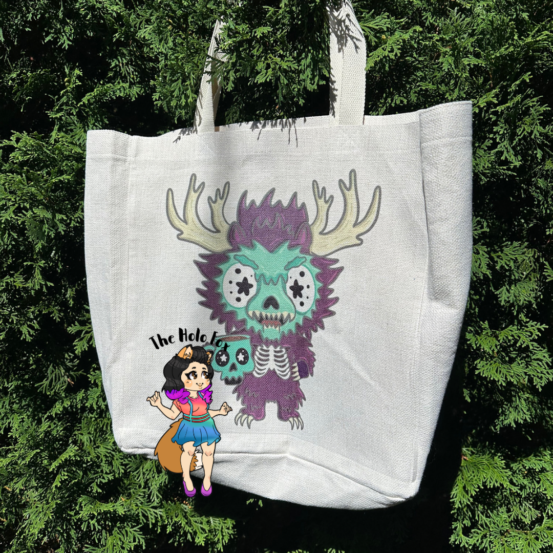 Mythological tote bags