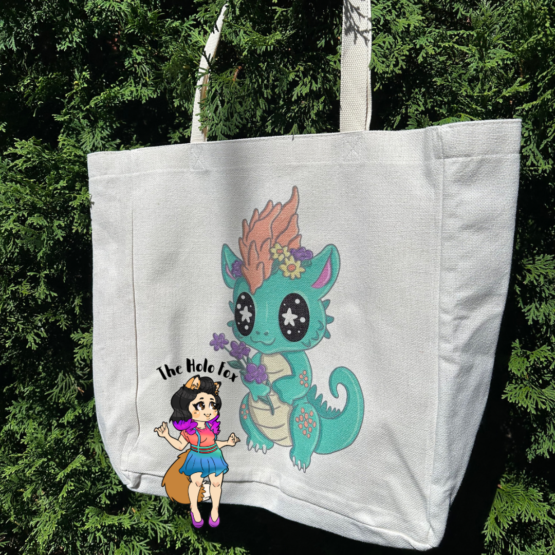Mythological tote bags