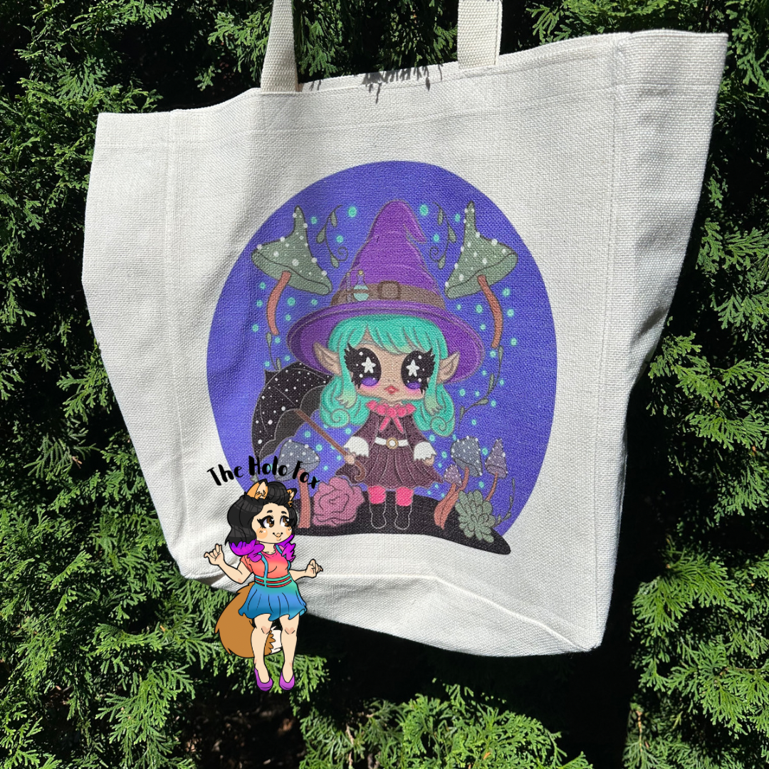 Mythological tote bags