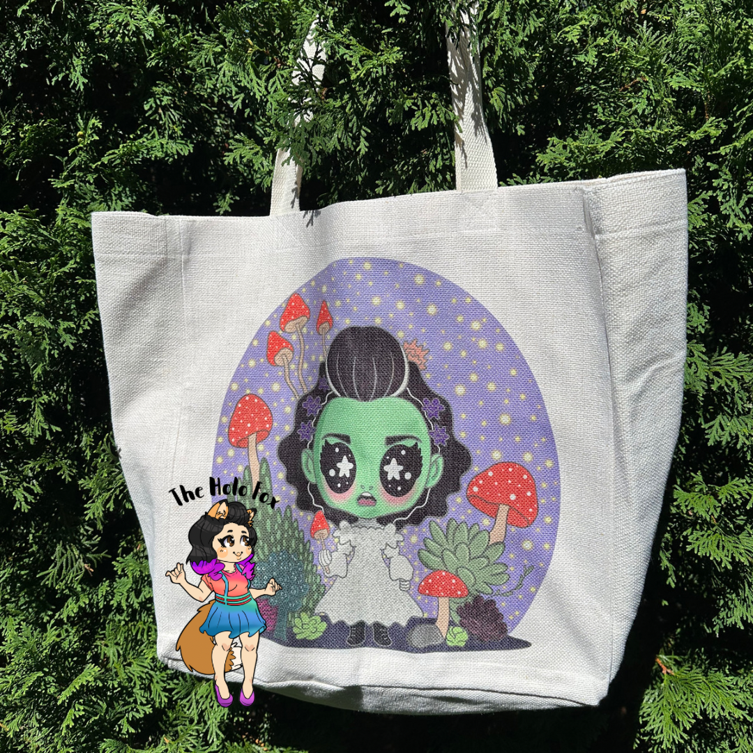 Mythological tote bags
