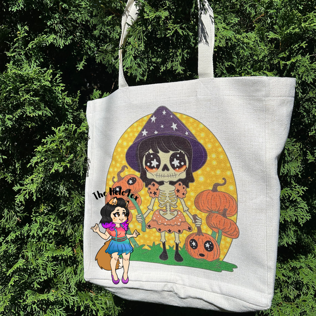 Mythological tote bags