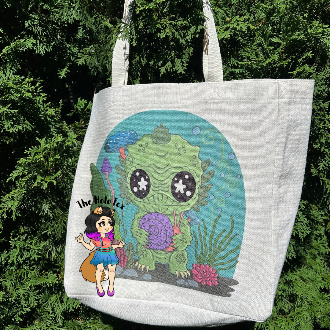 Mythological tote bags
