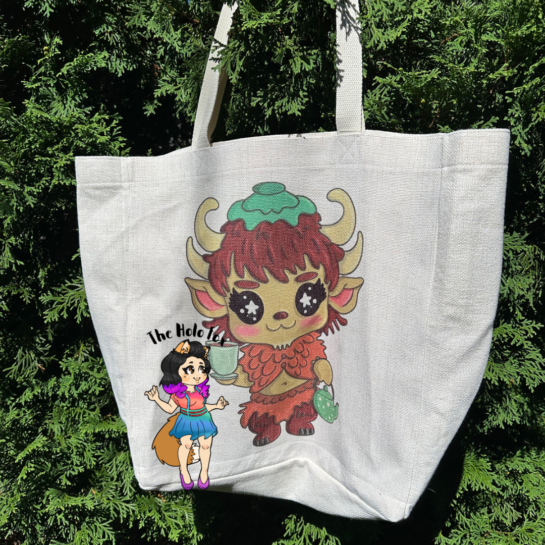 Mythological tote bags
