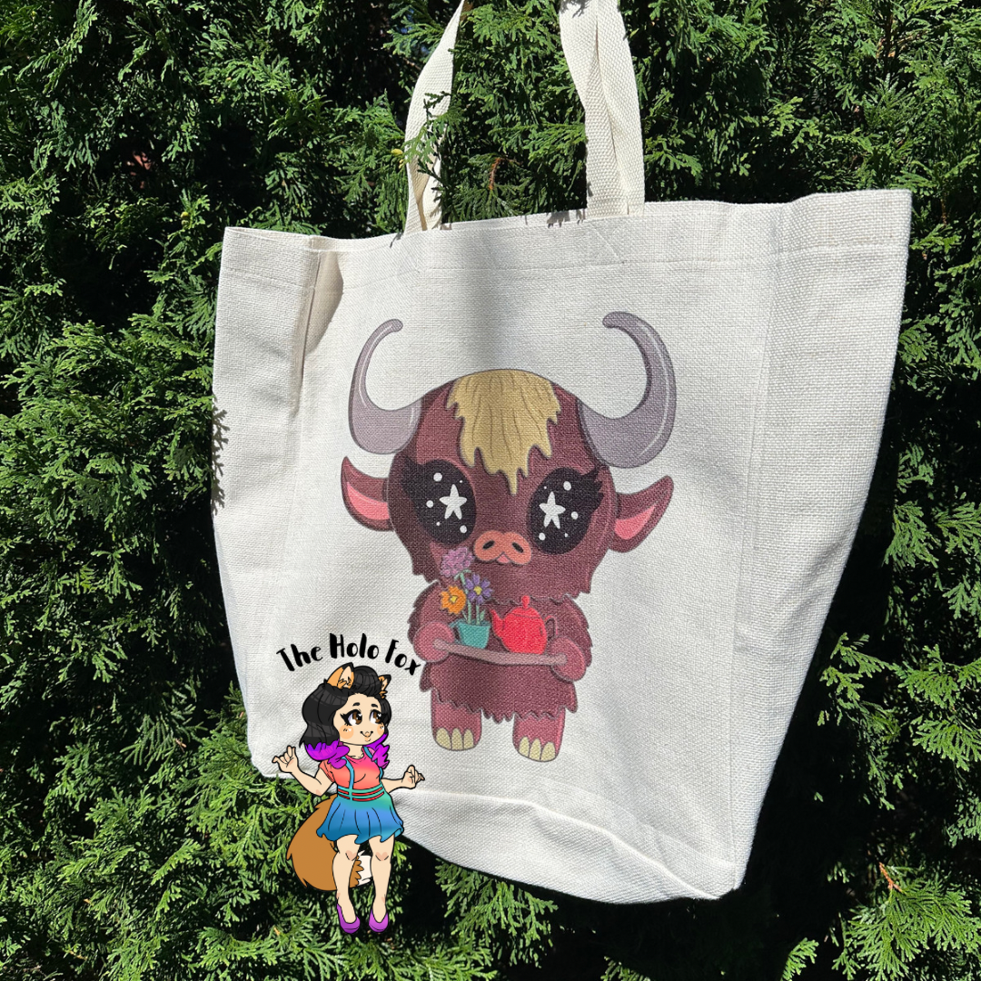 Mythological tote bags