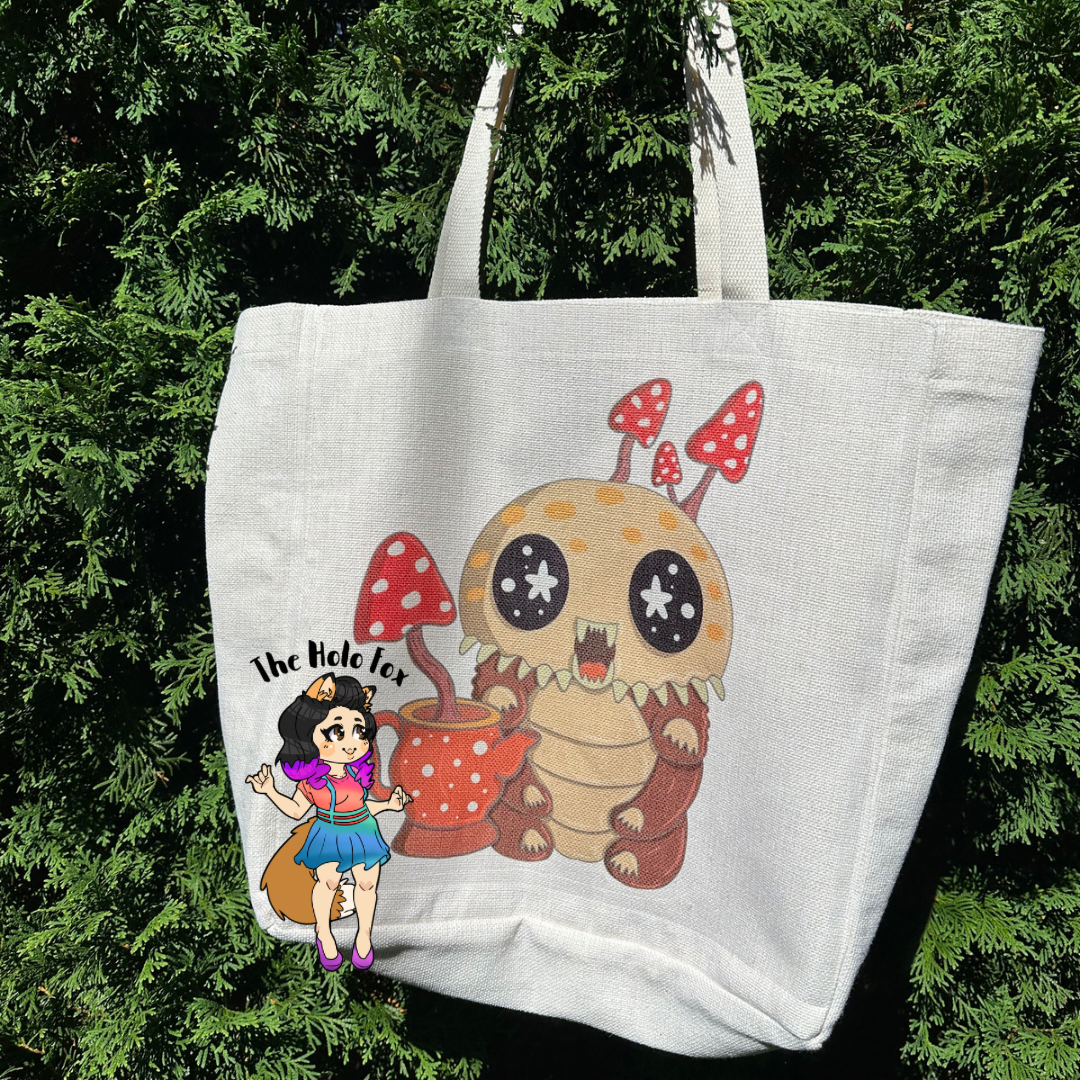 Mythological tote bags