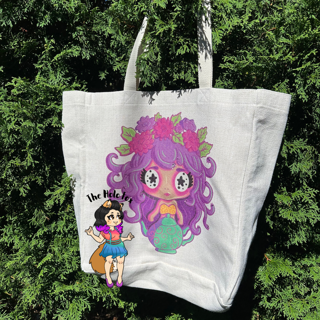 Mythological tote bags