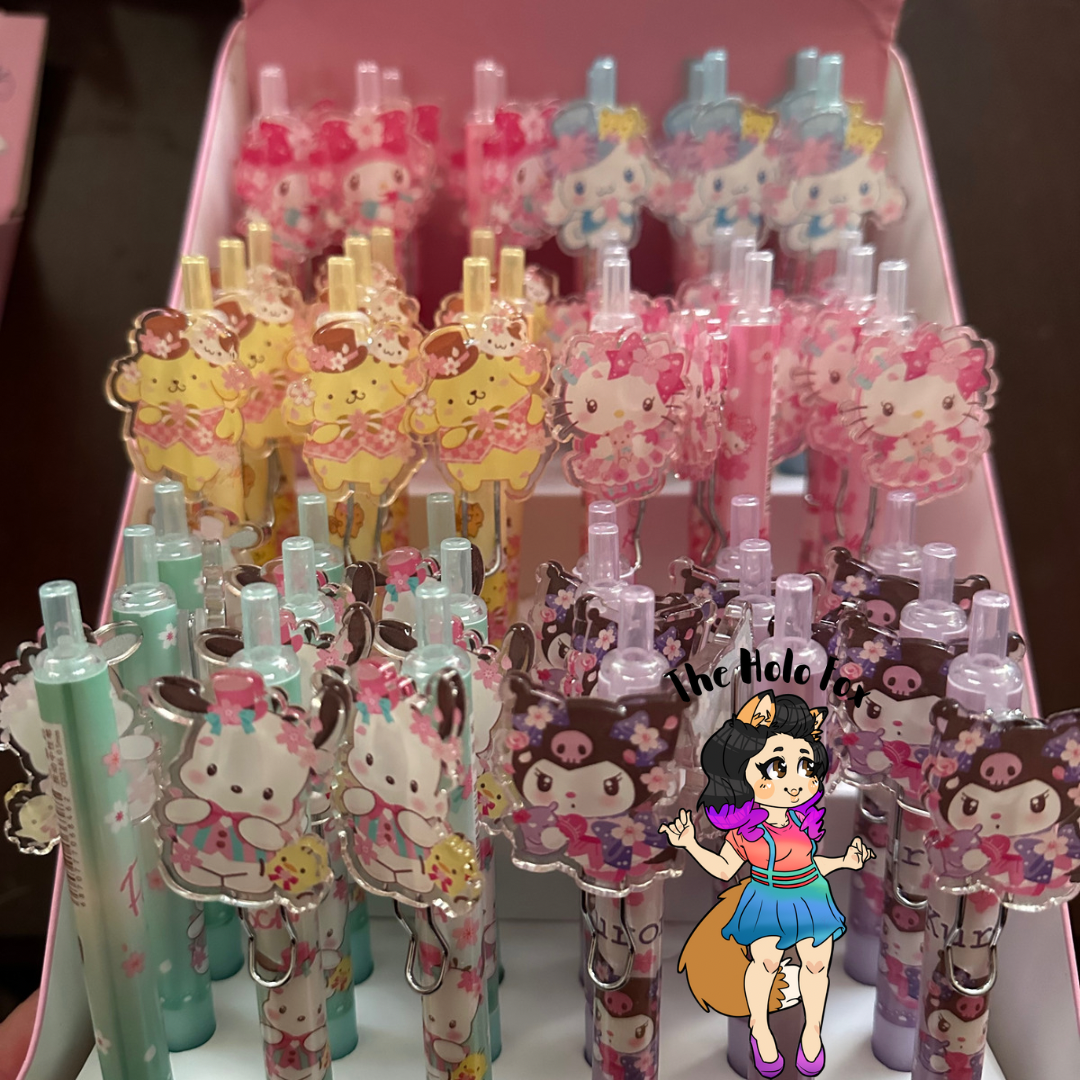 Kawaii pen flowers