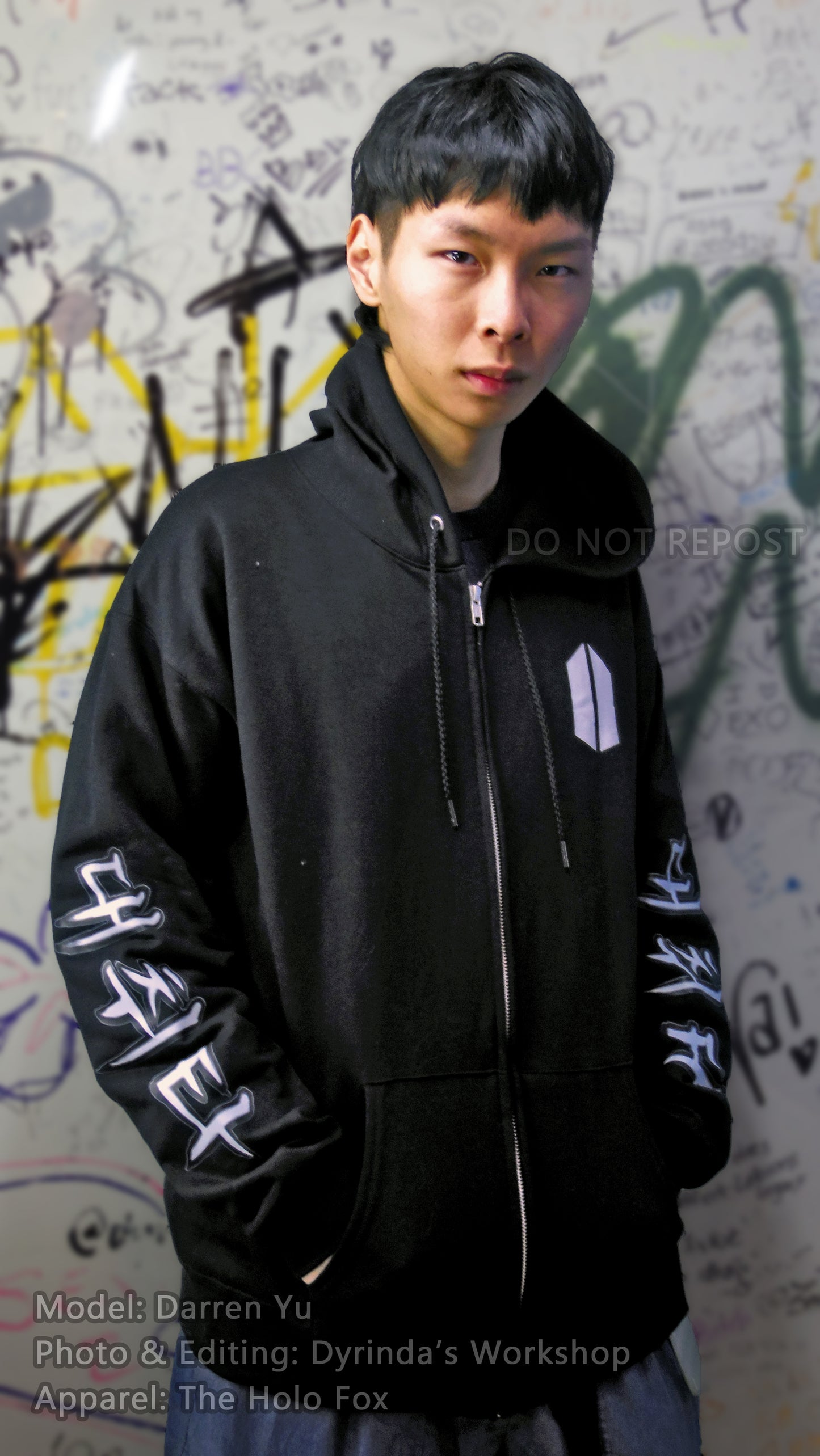 Daechwita hoodie collab with Dyrinda’s workshop