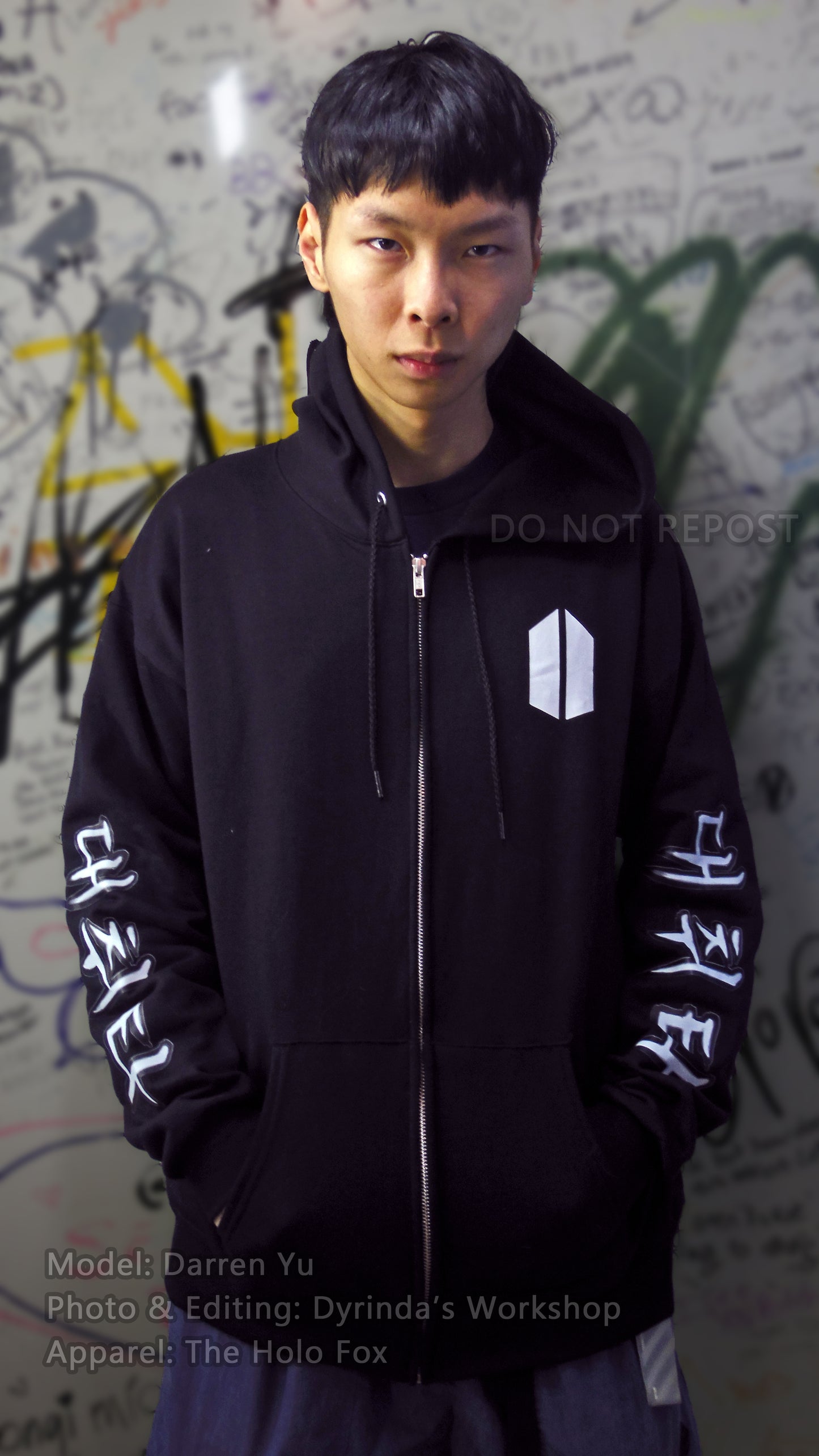 Daechwita hoodie collab with Dyrinda’s workshop