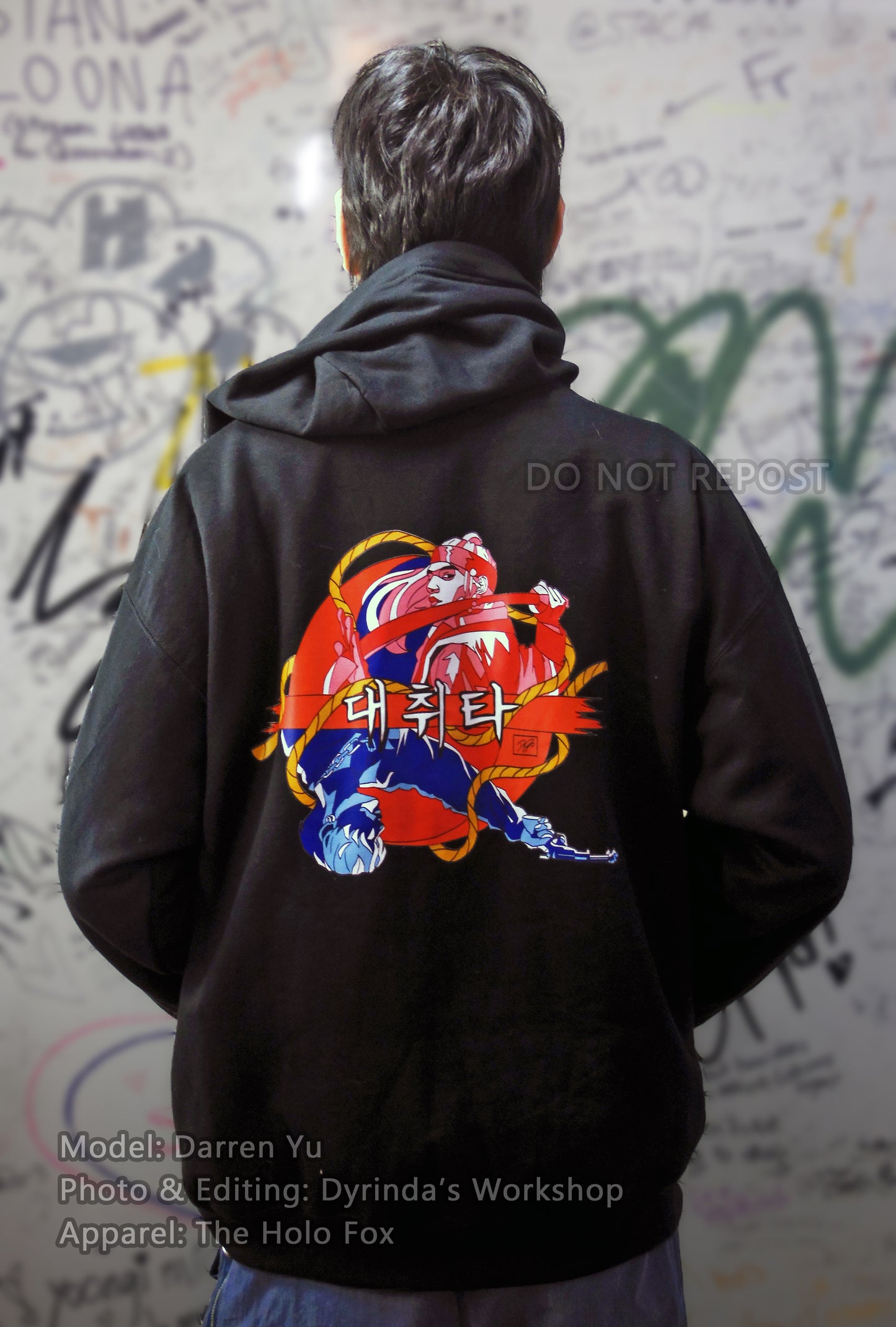 Daechwita hoodie collab with Dyrinda’s workshop
