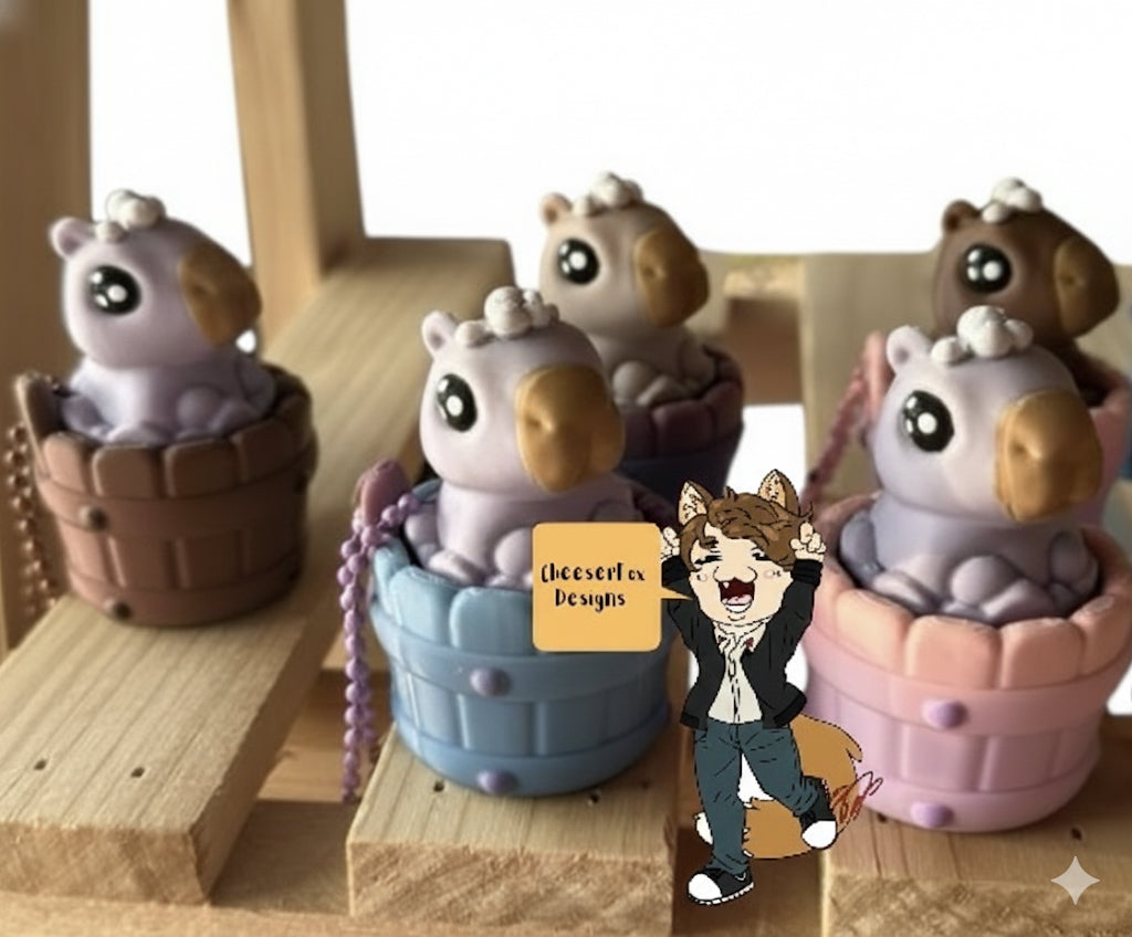 CheeserFox designs capybara clicker mystery colours