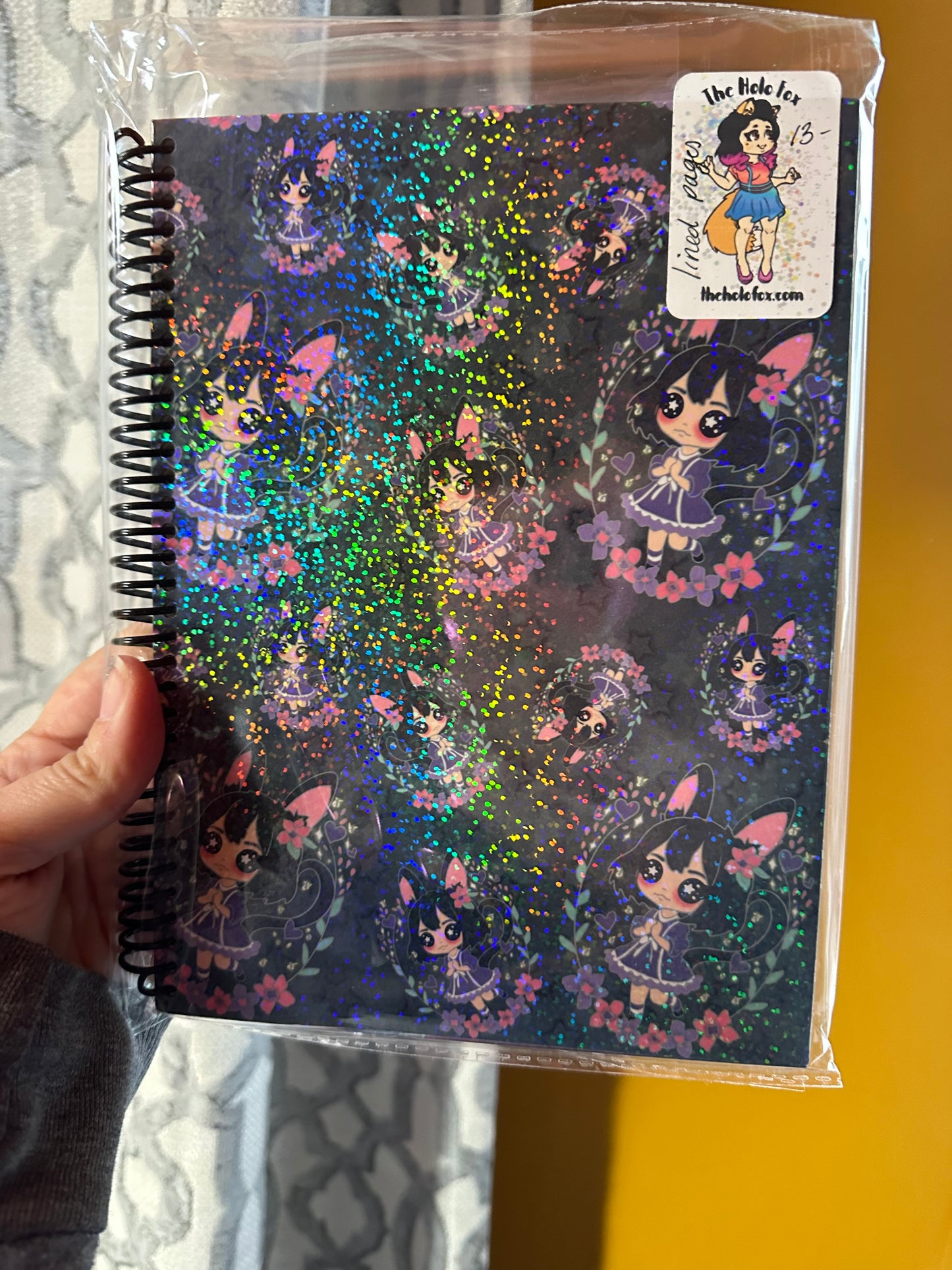 Spiral bound notebook 6.25x8.5