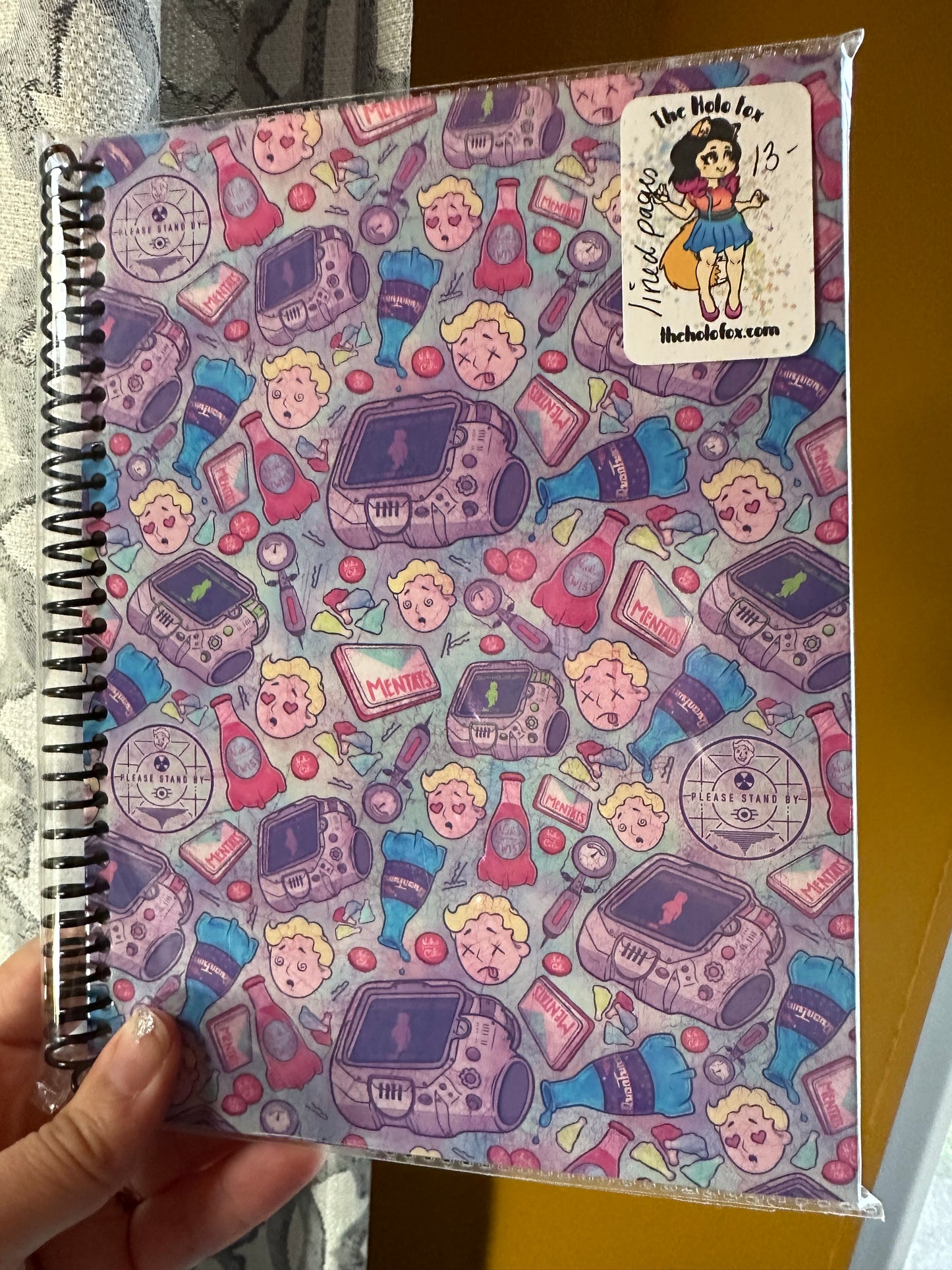 Spiral bound notebook 6.25x8.5