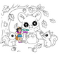 Cozy wings batty adventures to color, coloring book (physical item)