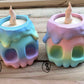 CheeserFox designs skull container