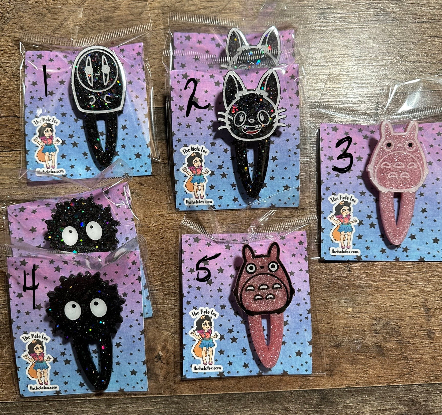 Ghibli barrettes