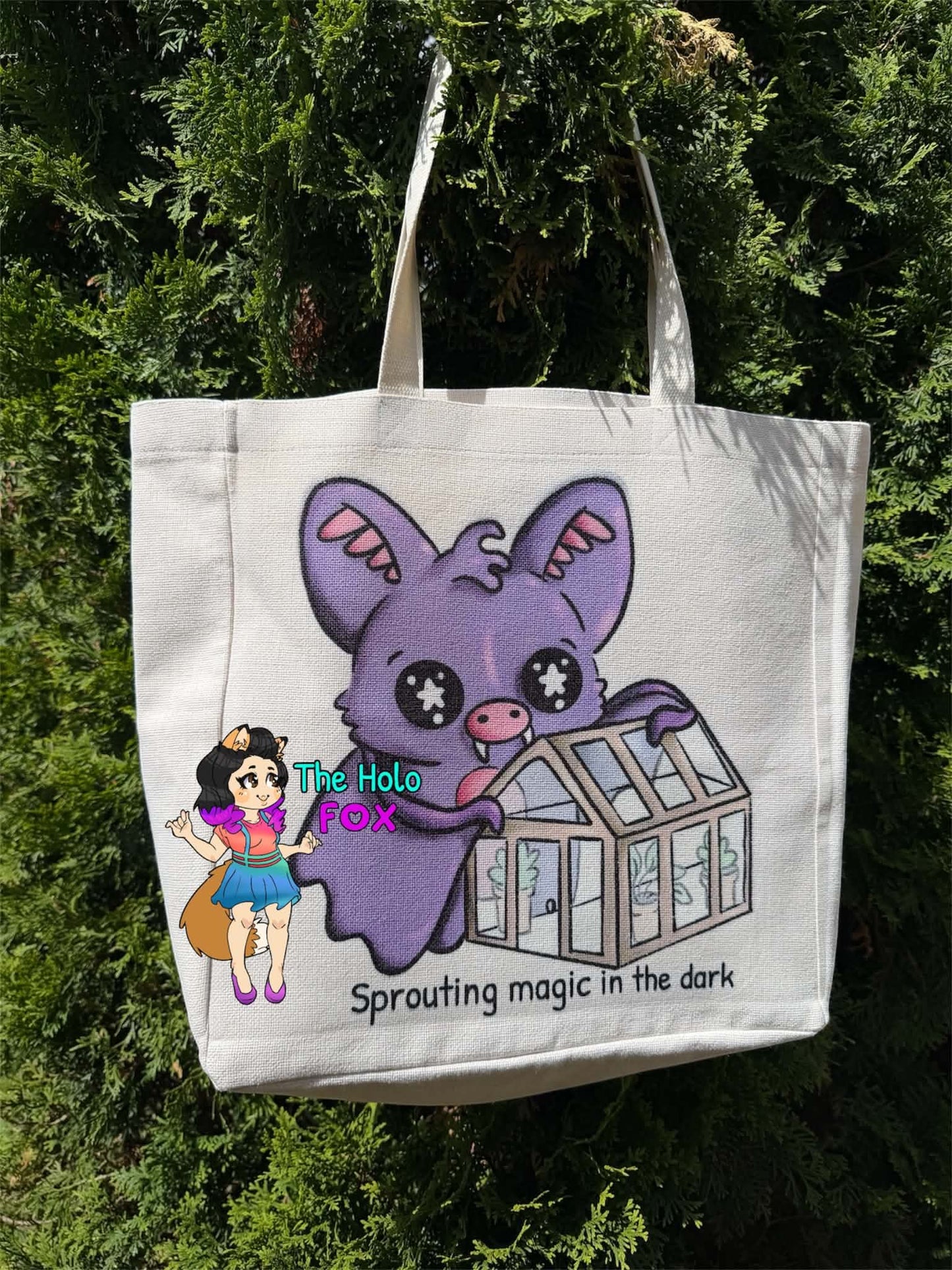 Bat tote bag