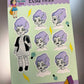Monster sticker sheets
