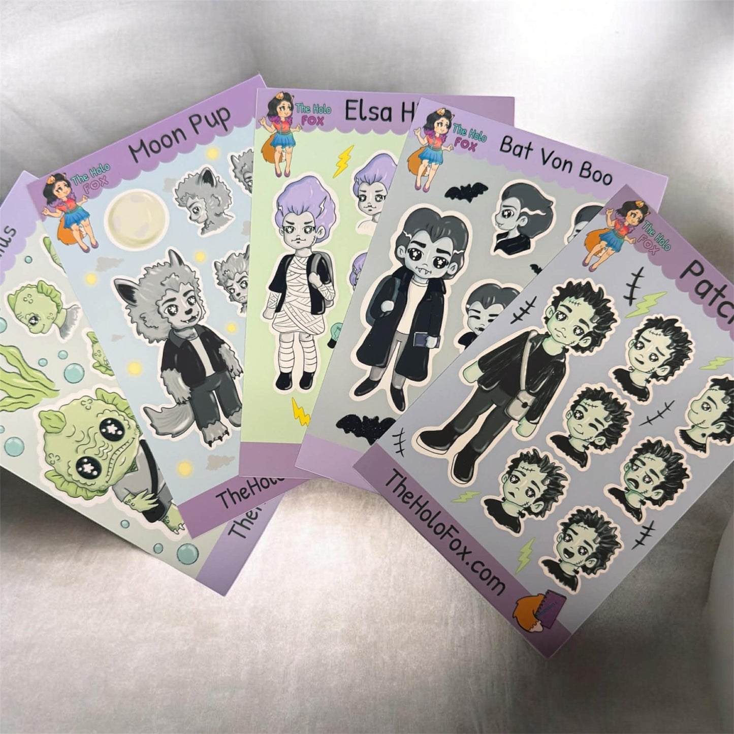 Monster sticker sheets