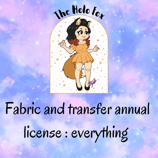 Digital file license for everything 2024 , fabric and transfer shops